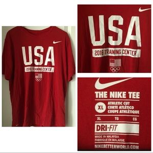 Nike USA Red Olympic Tee